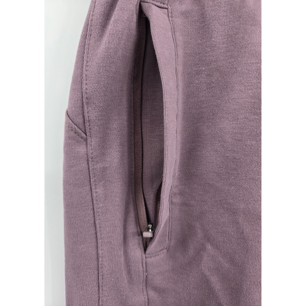 Alphalete Shorts Women's S Essential Core Athletic Drawstring Purple Zipper Pkt - Picture 4 of 6